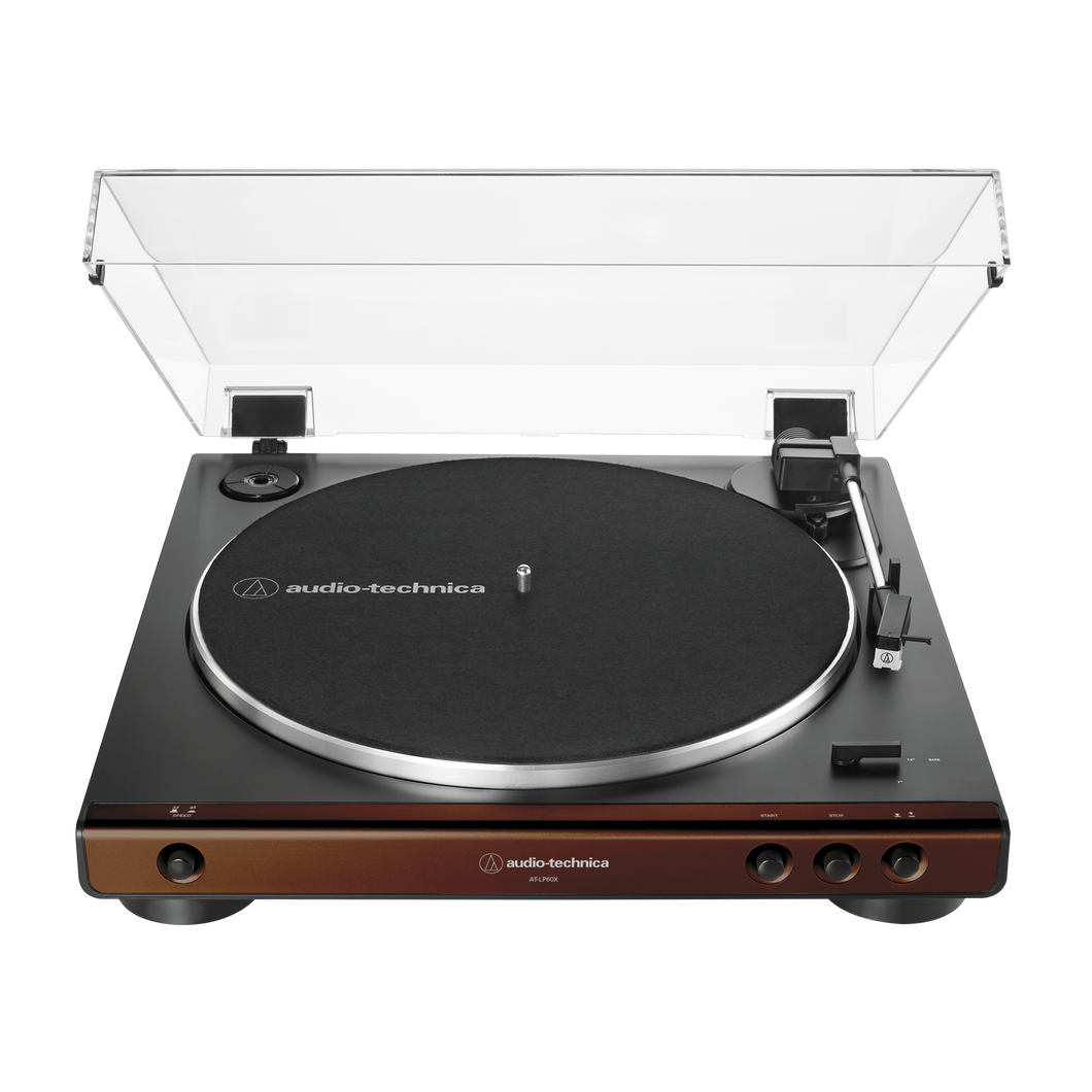 Audio Technica AT-LP60X Fully Automatic Belt-Drive Turntable (color options available)