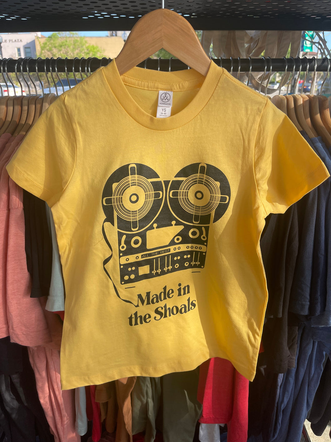 Made in the Shoals Tee - Youth Yellow