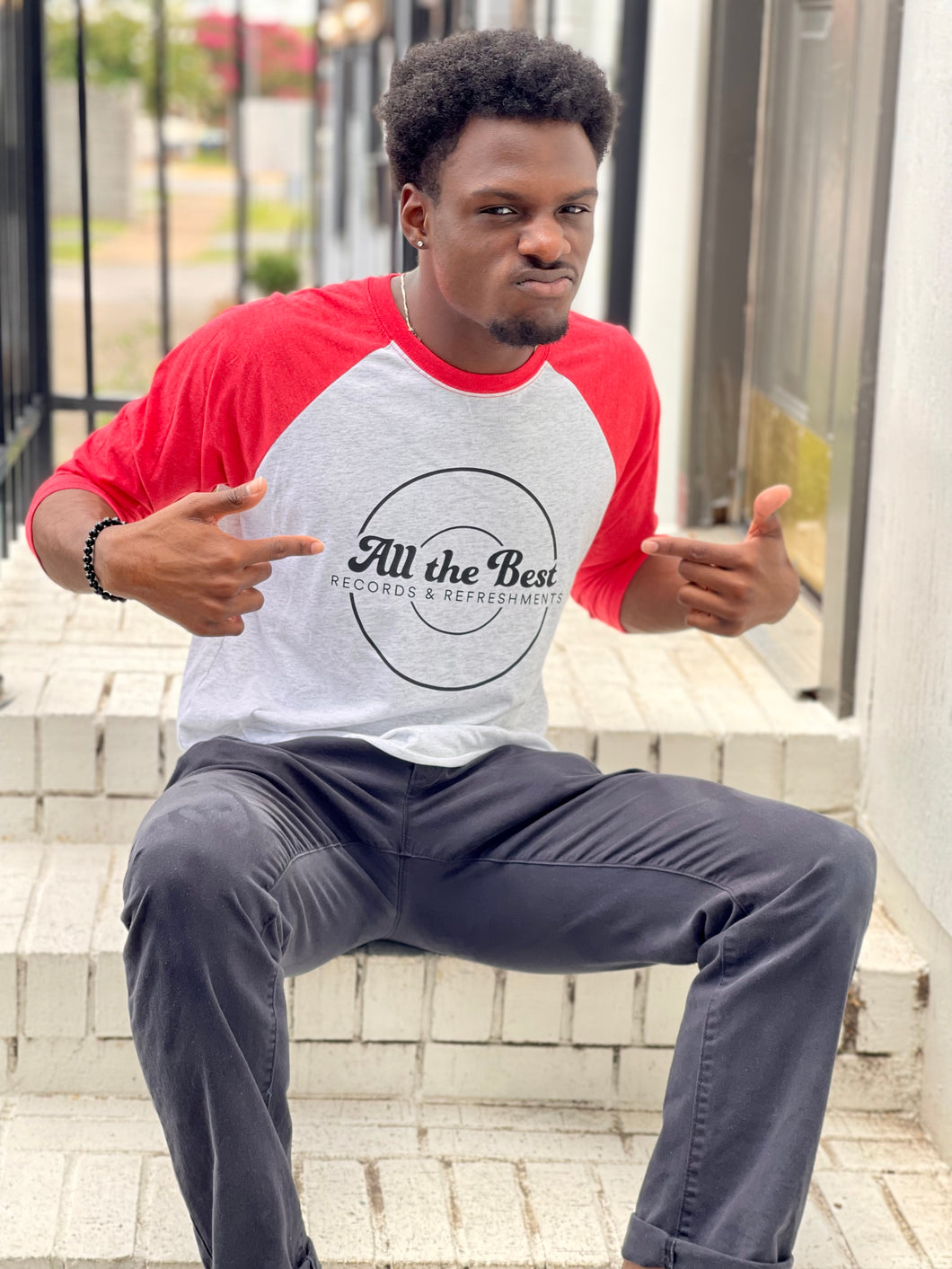 All The Best Baseball 3/4 Tee